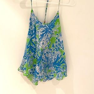 Lilly Pulitzer Silk Patterned Tank Top